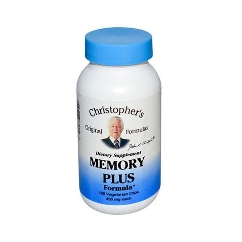 Dr. Christopher's Original Formulas Memory Plus Formula - 450 Mg -100 Caps