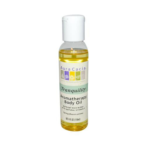 Aura Cacia Aromatherapy Body Oil Tranquility - 4 Fl Oz