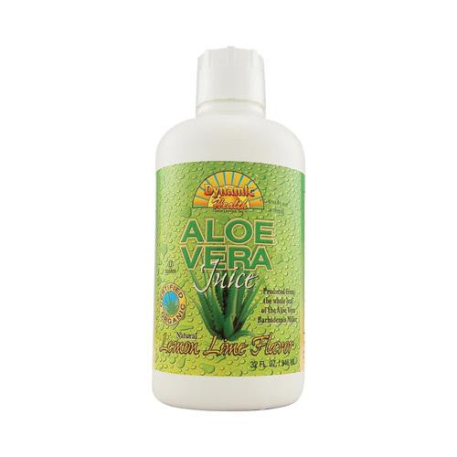 Dynamic Health Organic Aloe Vera Juice Lemon Lime - 32 Fl Oz