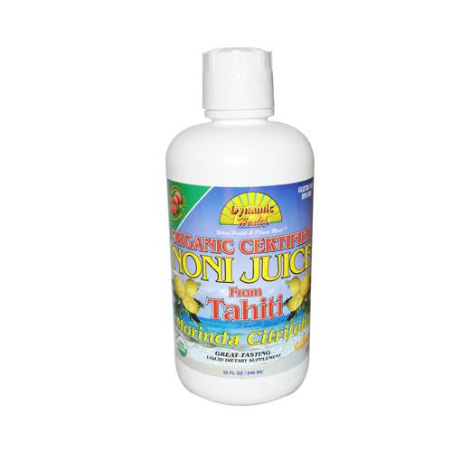 Dynamic Health Noni Juice From Tahiti Raspberry - 32 Fl Oz