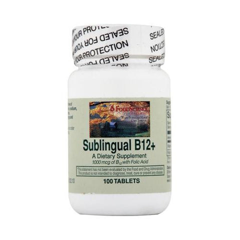 Foodscience Of Vermont Sublingual B12 Cherry - 100 Tablets