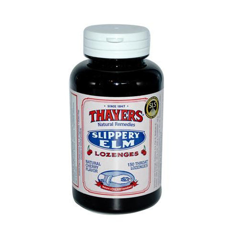 Thayers Slippery Elm Lozenges Cherry - 150 Lozenges