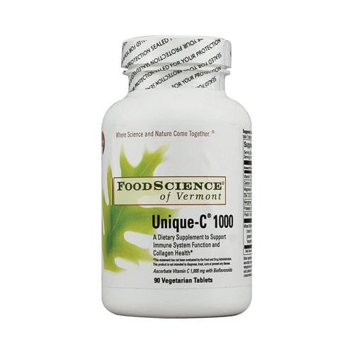 Foodscience Of Vermont Unique-c 1000 - 90 Vegetarian Tablets