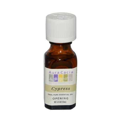 Aura Cacia Essential Solutions Oil Cypress - 0.5 Fl Oz