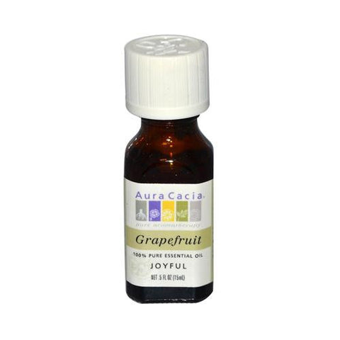 Aura Cacia Pure Essential Oil Grapefruit - 0.5 Fl Oz