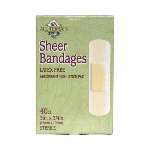 All Terrain Bandages - Sheer - 3-4 In X 3 In - 40 Ct