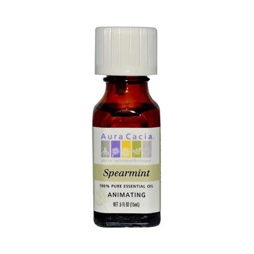 Aura Cacia Essential Oil Spearmint - 0.5 Fl Oz