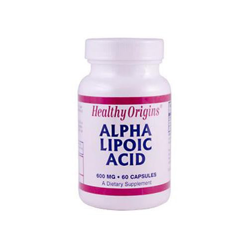 Healthy Origins Alpha Lipoic Acid - 600 Mg - 60 Capsules