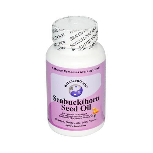 Balanceuticals Seabuckthorn Seed Oil - 500 Mg - 60 Softgels