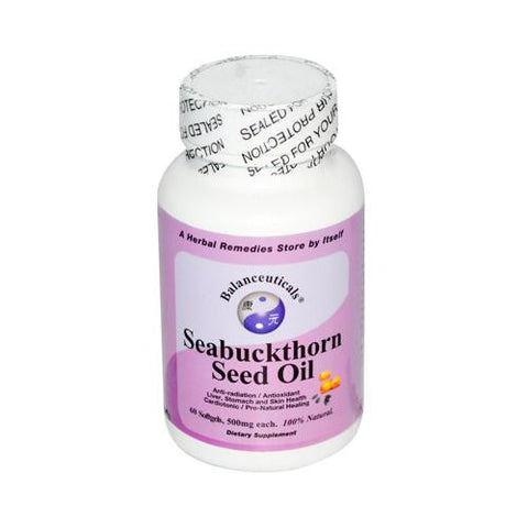 Balanceuticals Seabuckthorn Seed Oil - 500 Mg - 60 Softgels