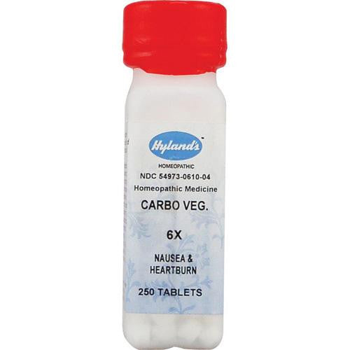 Hylands Homeopathic Carbo Vegetabilis 6x - 250 Tablets