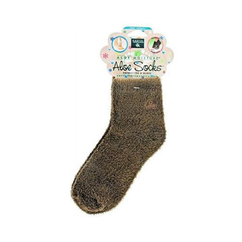 Earth Therapeutics Socks Infused Socks- Brown - Pair