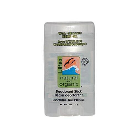 Lafe's Natural And Organic Deodorant Stick Unscented - 2.5 Oz