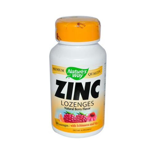 Nature's Way Zinc Lozenges Natural Berry - 60 Capsules