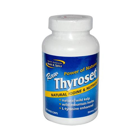 North American Herb And Spice Thyroset - 90 Vegetarian Capsules