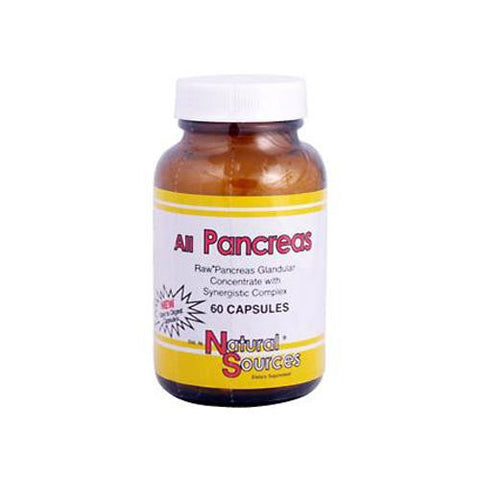 Natural Sources All Pancreas - 60 Capsules