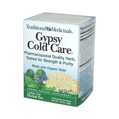 Traditional Medicinals Gypsy Cold Care Herbal Tea - 16 Tea Bags - Case Of 6