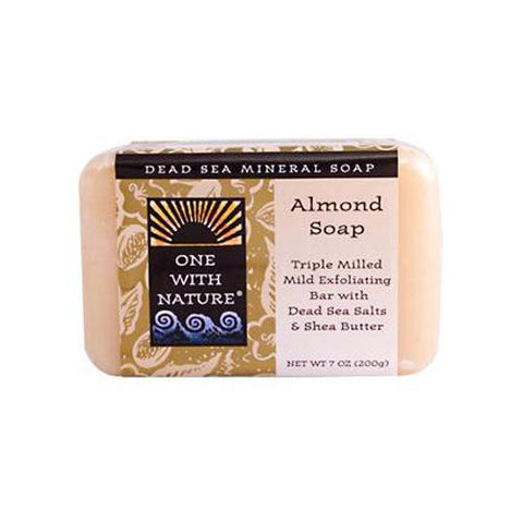 One With Nature Almond Soap Bar - 7 Oz