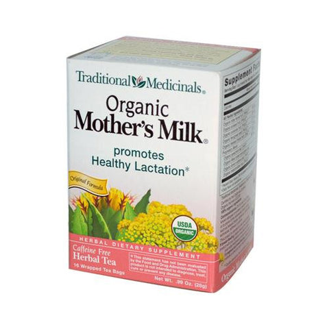 Traditional Medicinals Organic Mother's Milk Herbal Tea - 16 Tea Bags - Case Of 6