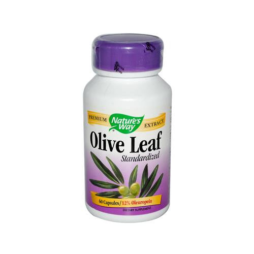 Nature's Way Olive Leaf Standardized - 60 Capsules