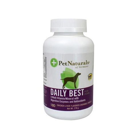 Pet Naturals Of Vermont Natural Dog Daily Liver - 180 Chewable Tablets