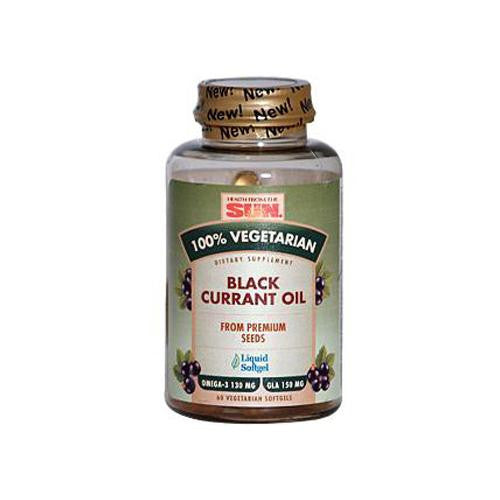 Health From The Sun Vegetarian Black Currant Oil - 60 Vegetarian Softgels