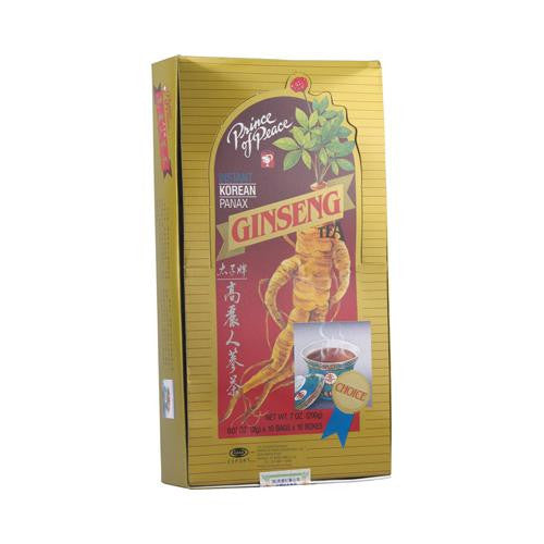 Prince Of Peace Instant Korean Panax Ginseng Tea - 100 Tea Bags