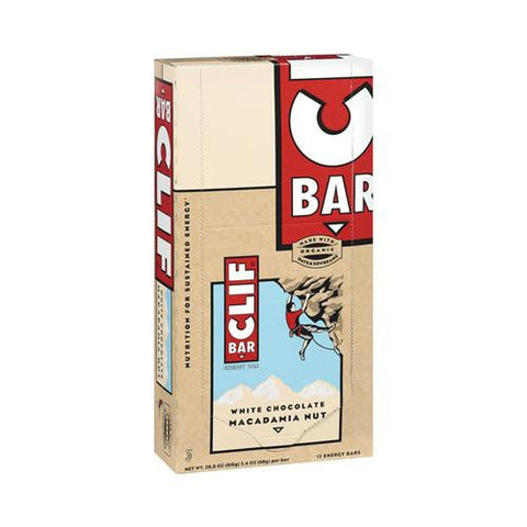 Clif Bar - Organic White Chocolate Macadamia Nut - Case Of 12 - 2.4 Oz