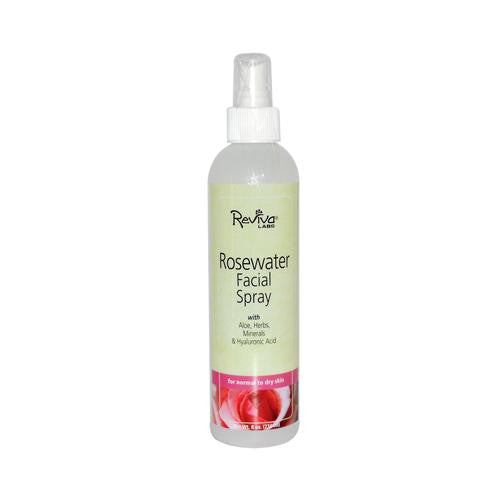 Reviva Labs Facial Spray Rosewater - 8 Fl Oz