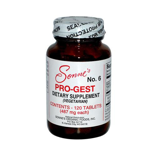 Sonne's Pro-gest Vegetarian No 6 - 120 Tablets