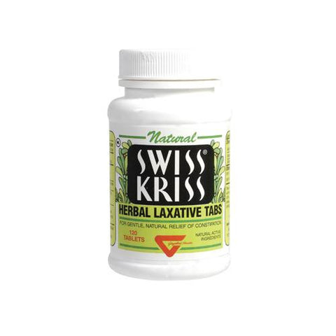 Modern Natural Products Swiss Kriss Herbal Laxative - 120 Tablets