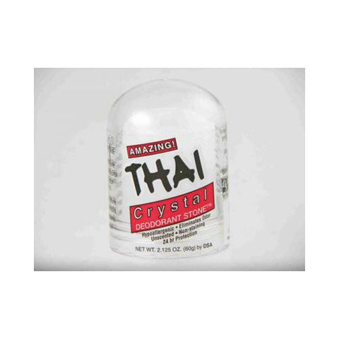 Thai Deodorant Stone Thai Natural Crystal Deodorant Push-up Stick - 2.125 Oz