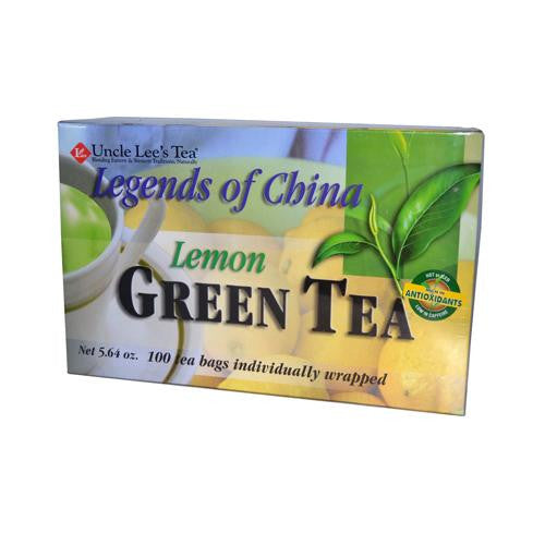 Uncle Lee's Legend Of China Green Tea Lemon - 100 Tea Bags