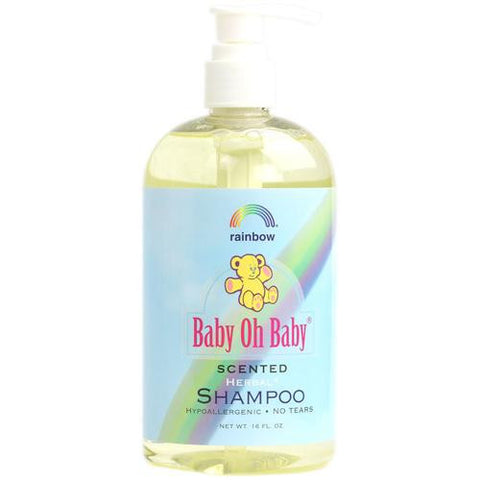 Rainbow Research Shampoo - Organic Herbal - Baby - Scented - 16 Fl Oz