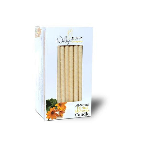 Wally's Natural Products Beeswax Candles - Herbal - Case Of 75