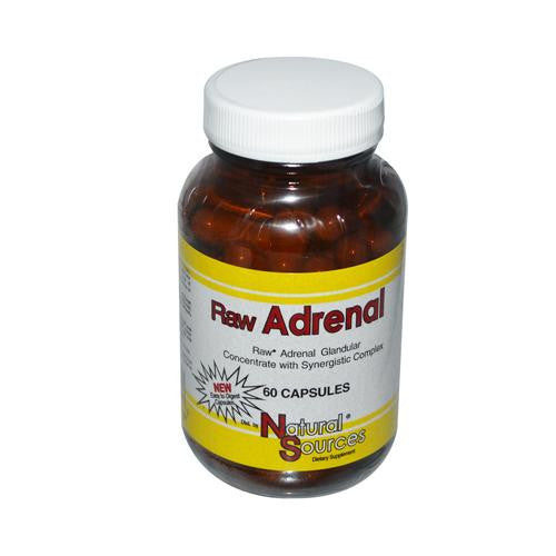 Natural Sources Raw Adrenal - 60 Capsules