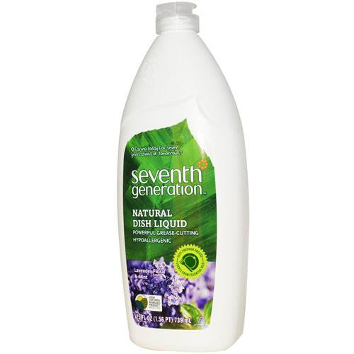 Seventh Generation Dish Liquid - Lavender Floral And Mint - 25 Oz - Case Of 12