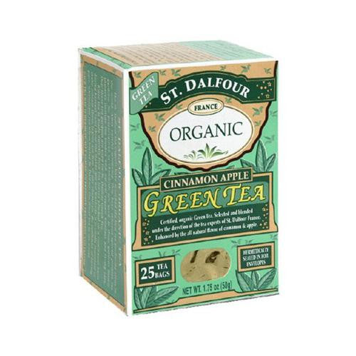 St Dalfour Green Tea - Cinnamon Apple - 25 Tea Bags