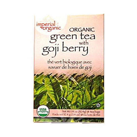 Uncle Lee's Imperial Organic Green Tea With Goji Berry - 18 Tea Bags