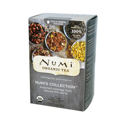 Numi Tea Numi's Collection - Assorted Melange From Around The World - 18 Bags