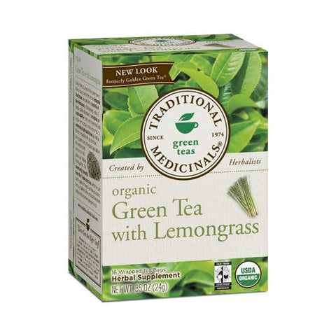 Traditional Medicinals Organic Golden Green Tea - 16 Bags