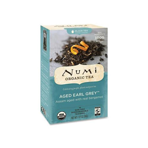 Numi Tea Organic Aged Earl Grey - Black Tea - 18 Bags