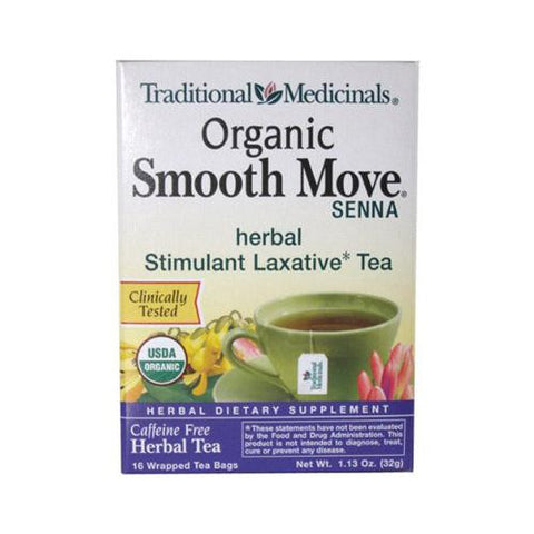 Traditional Medicinals Organic Senna Stimulant Laxative Tea - Caffeine Free - 16 Bags