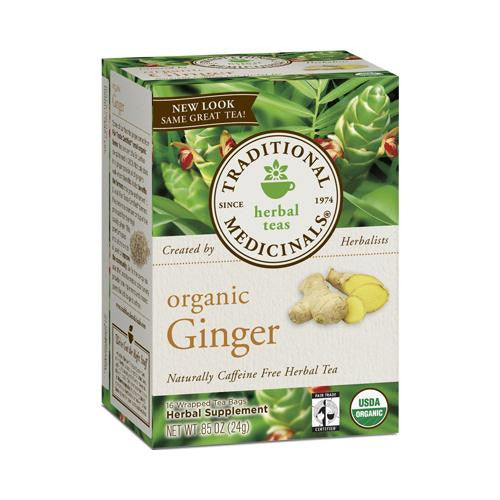 Traditional Medicinals Organic Ginger Tea - 16 Bags