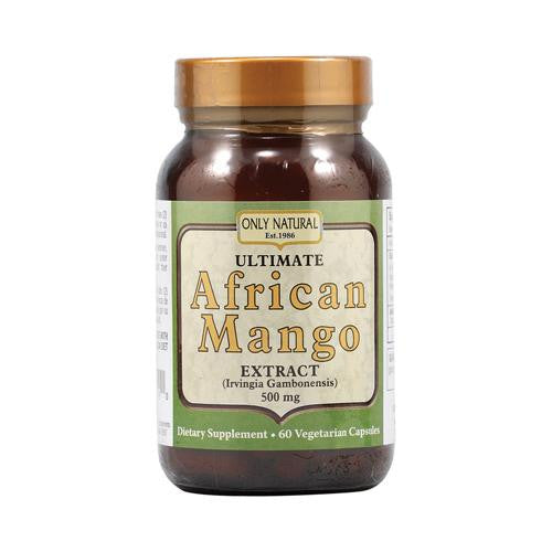 Only Natural Ultimate African Mango Extract - 500 Mg - 60 Vegetarian Capsules