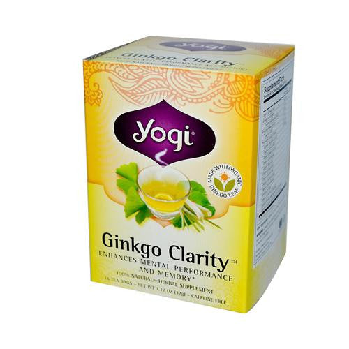 Yogi Tea Organic - Ginkgo Clarity - 16 Tea Bags