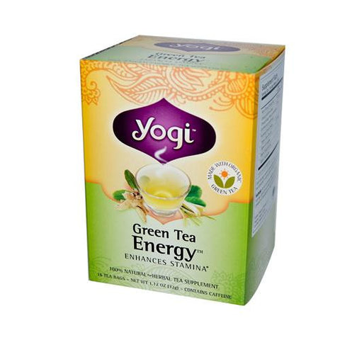 Yogi Tea Green Tea Energy - Contains Caffeine - 16 Tea Bags