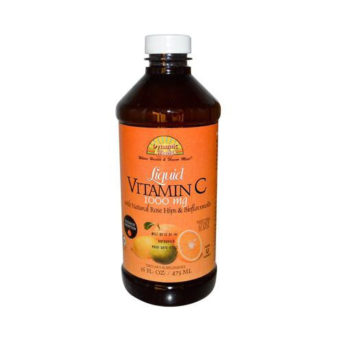 Dynamic Health Liquid Vitamin C Natural Citrus - 1000 Mg - 16 Fl Oz