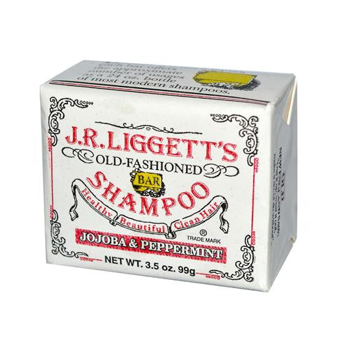 J.r.liggett's Old-fashioned Bar Shampoo Jojoba And Peppermint - 3.5 Oz