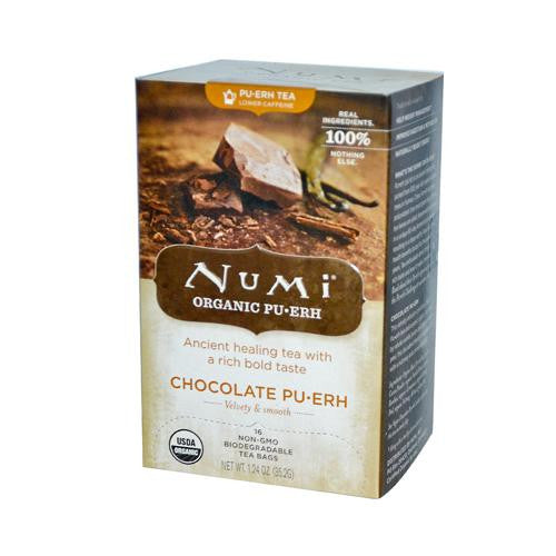 Numi Tea Organic Chocolate Pu-erh - Case Of 6 - 16 Bag